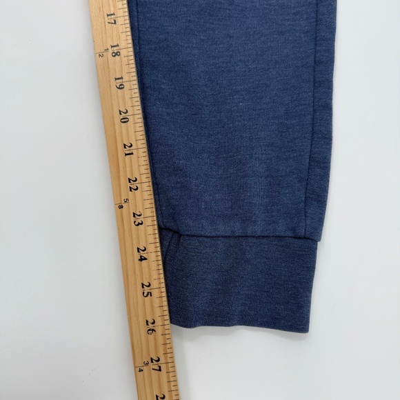 US Polo Assn Joggers Men Medium Blue Fleece Sweatpants Pony Elastic Drawstring - Picture 10 of 12